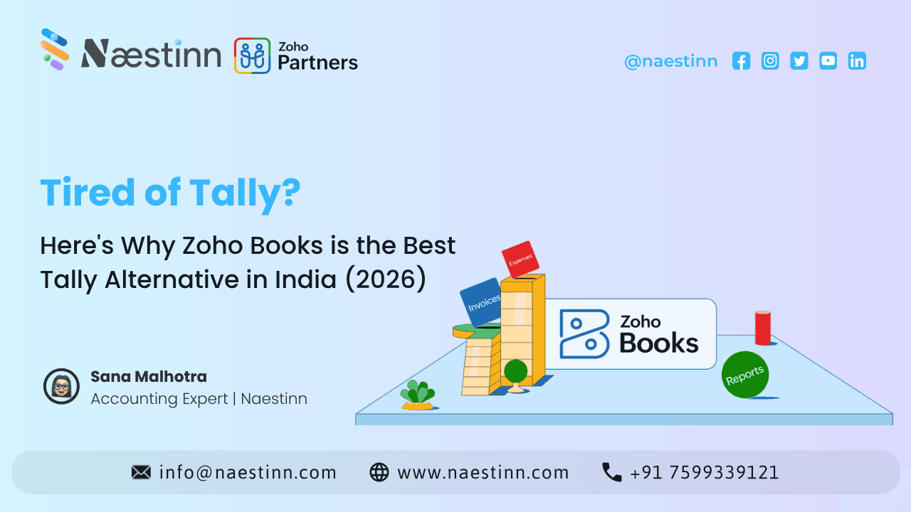 Tired of Tally? Here's Why Zoho Books is the Best Tally Alternative in India (2026) Tired of Tally? Here's Why Zoho Books is the Best Tally Alternative in India (2026)