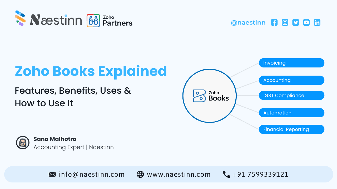 Zoho Books Explained: Features, Uses, Benefits, and How to Use It Zoho Books Explained: Features, Uses, Benefits, and How to Use It