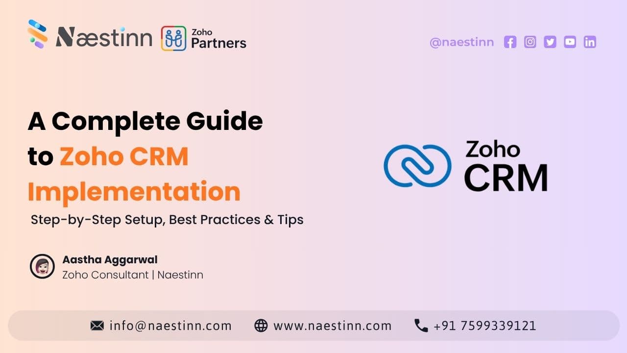 A Complete Guide to Zoho CRM Implementation A Complete Guide to Zoho CRM Implementation