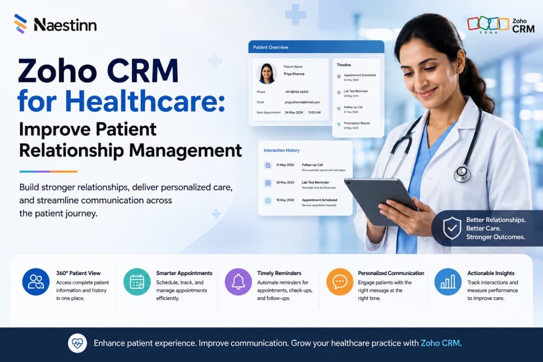 Zoho CRM for Healthcare: Improve Patient Relationship Management Zoho CRM for Healthcare: Improve Patient Relationship Management